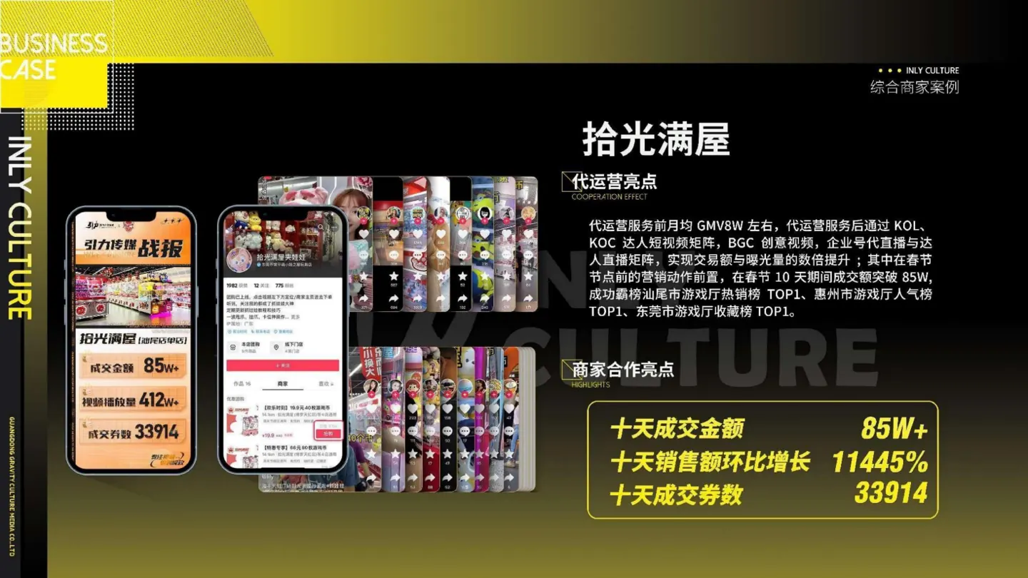 拾光满屋合作案例画面