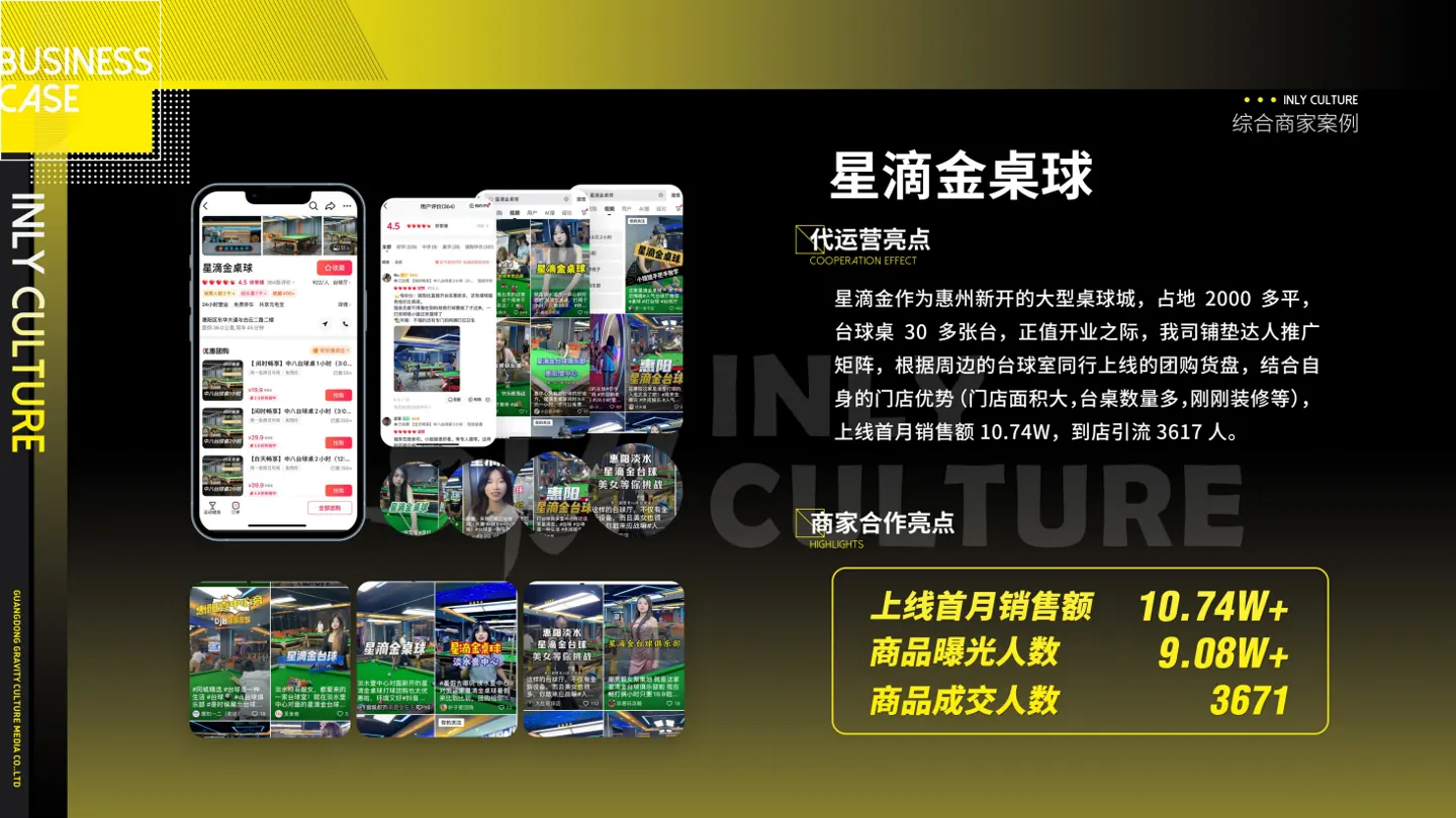 星淘金桌球合作案例画面