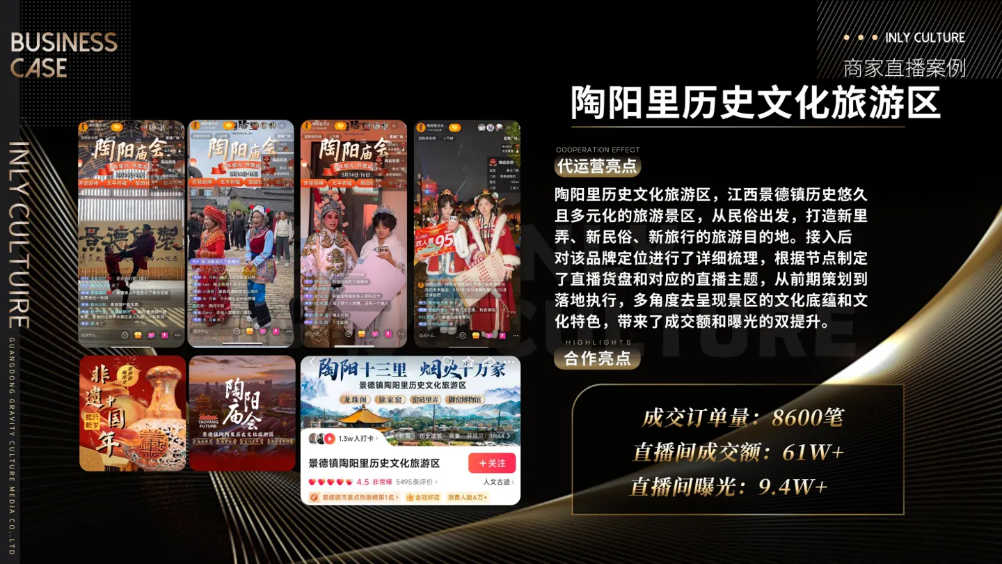 陶阳里历史文化旅游区合作案例画面